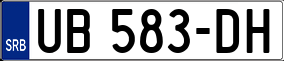 Truck License Plate
